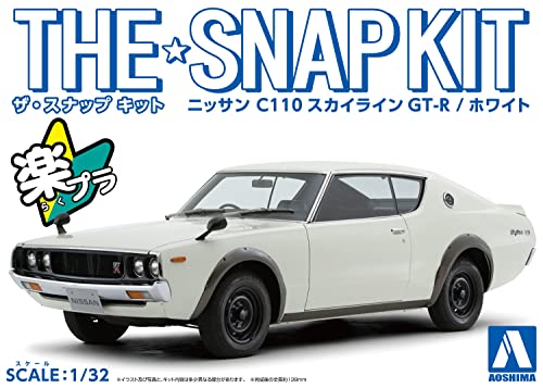 Nissan C-110 Skyline GT-R modelo a escala 1:32 miniatura 4