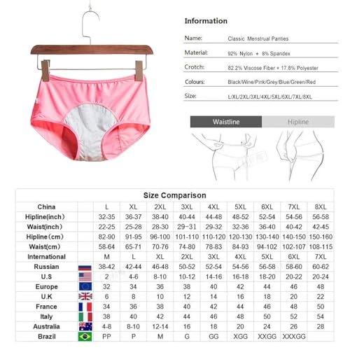 Pantalones fisiológicos de mujer lavables para una regla segura y limpia 7