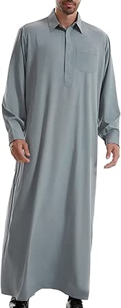 Saudi-Stil Thobe Für Kinder – Weiße Arabische Robe (Jubba) | Größe 26 Für 3–4 Jahre | Aus Baumwolle