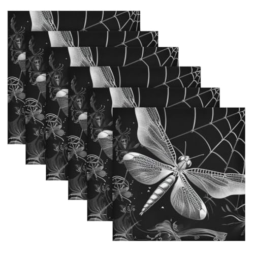 Servilletas de Tela Halloween 20x20 in Pack x6 miniatura 2