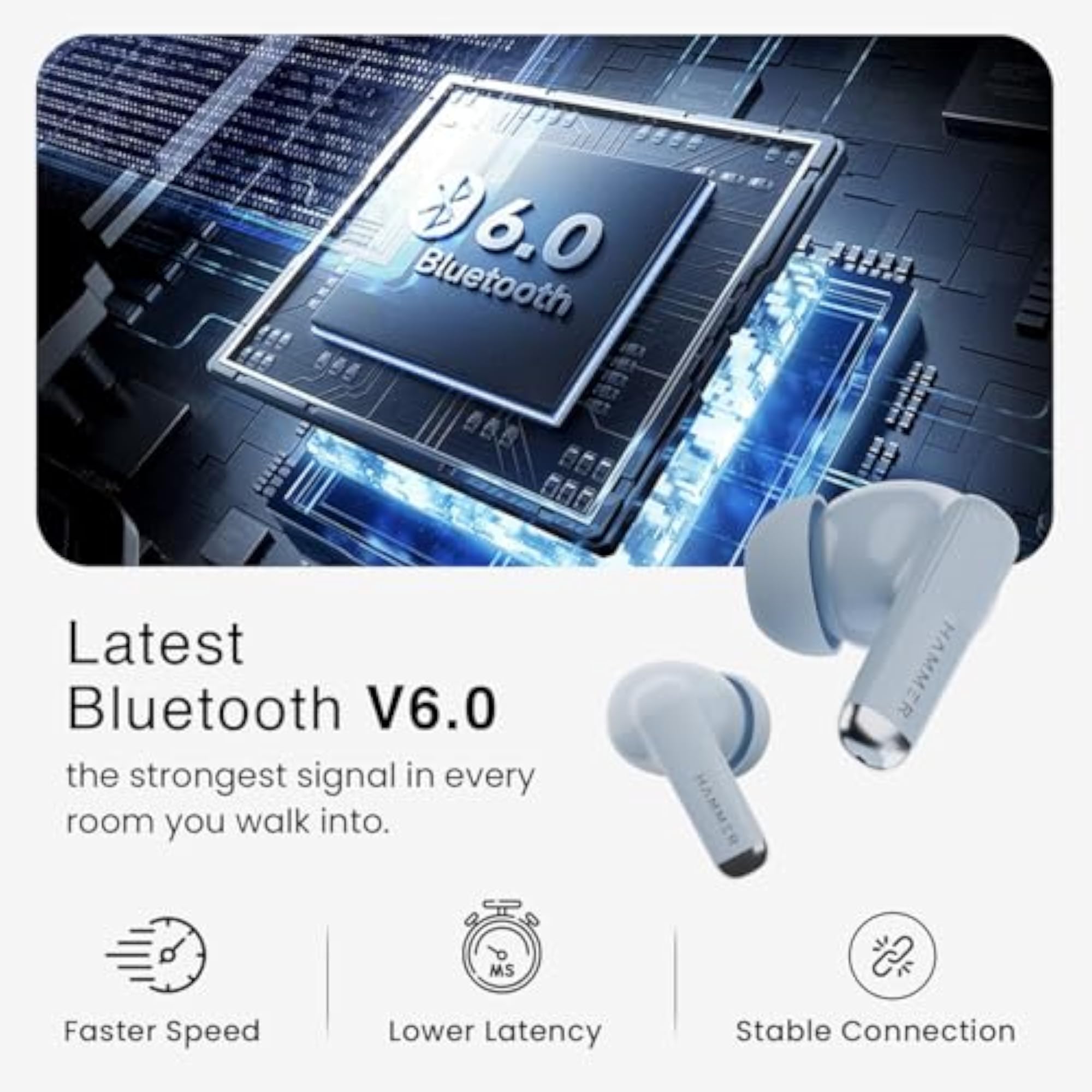 Solo Earbuds with 80H Playtime and Fast Charging