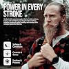 The Beard Struggle Warriors Beard Balm - Platinum Collection, Aesir's Triumph - Non-Greasy Low-Hold Formula, Luxurious Cologne-Grade Fragrances 100% Natural and Plant-Based Ingredients - 50g