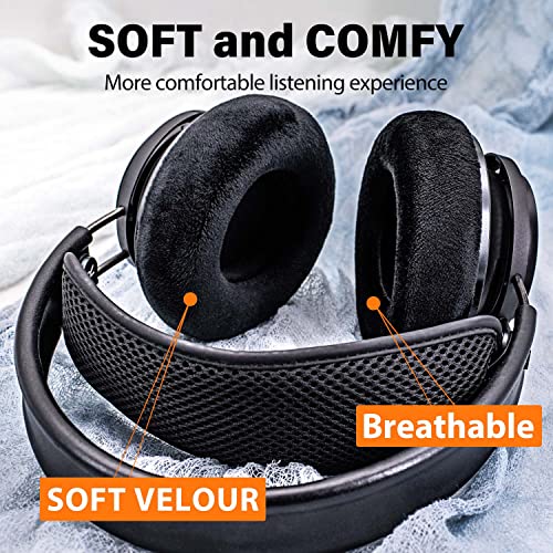 Almohadillas de repuesto Fidelio para auriculares X1S, X2, X2HR - Almohadillas de espuma viscoelástica suave de terciopelo miniatura 7
