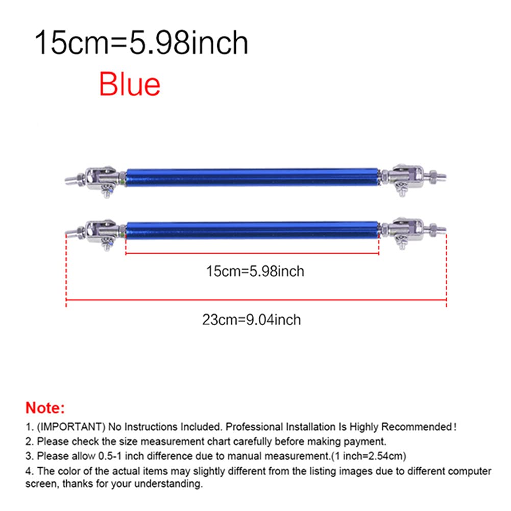 Barra di Supporto Paraurti, 150 mm Asta di Supporto Del Paraurti Anteriore Splitter per Labbro Del Paraurti Anteriore Regolabile Asta di Supporto per La Modifica Dell'auto
