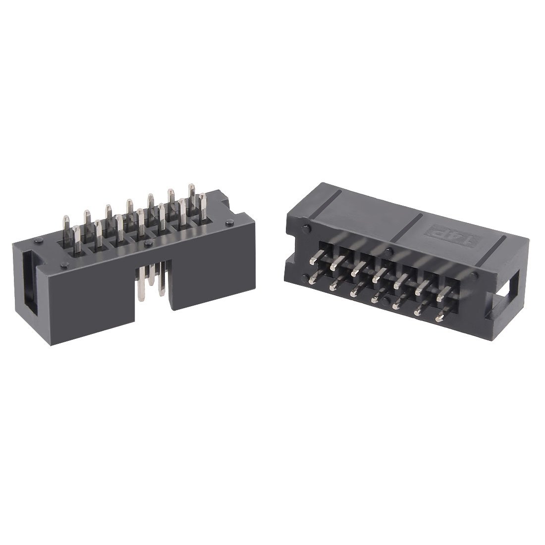 瓜ページ uxcell 50Pcs 2.54mm Pitch 2x15-Pin Double Row Straight