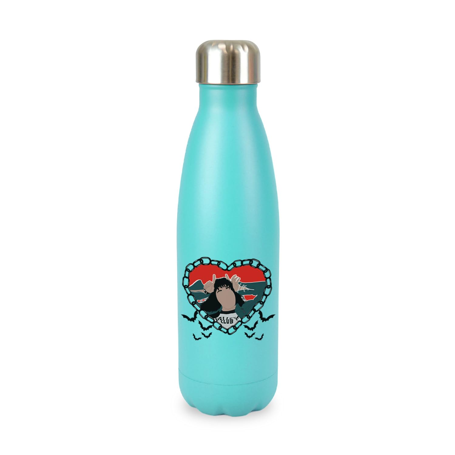 Taylor Brown Eddie Munson Freak Meme Novelty Iconic Silly screw top lid stainless steel water bottle drinks cup water bottle refill cute fun explore travel