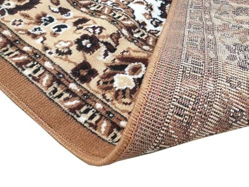Image of Soft Traditional Washable Beautiful Acrylic Rugs for Home Decor Living Room 8x11 feet (240 x 330 CM) Gold