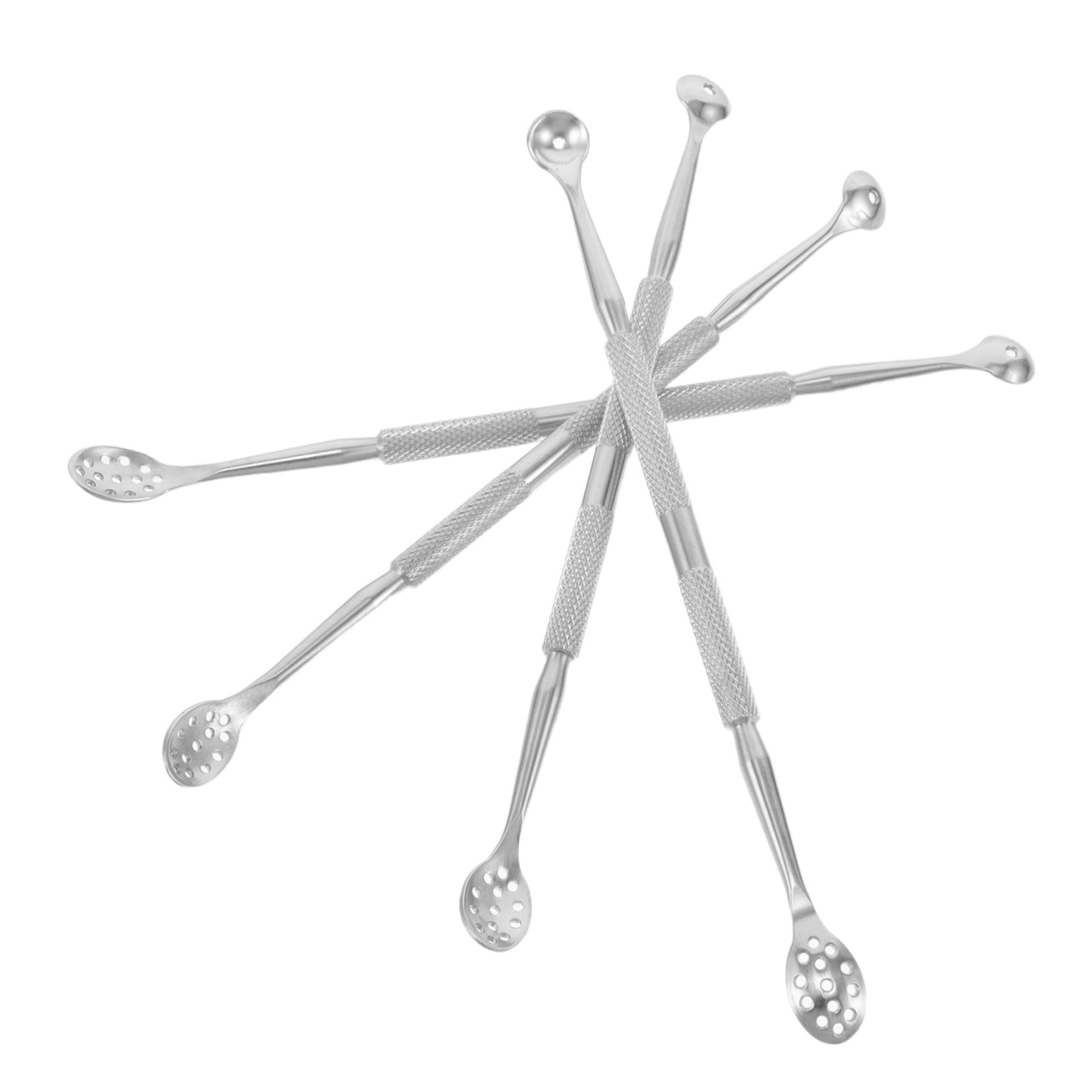 20 Pezzi Strumenti per Cuticole in Acciaio Inossidabile Doppia Punta per Rimozione Morta Trimmer e Pulitore per Unghie Manicure e Pedicure