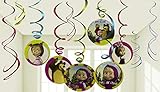 Masha and the Bear Birthday Party Decor Hanging Decoration Swirls Package of 12 Assorted Set Masha y el OSO