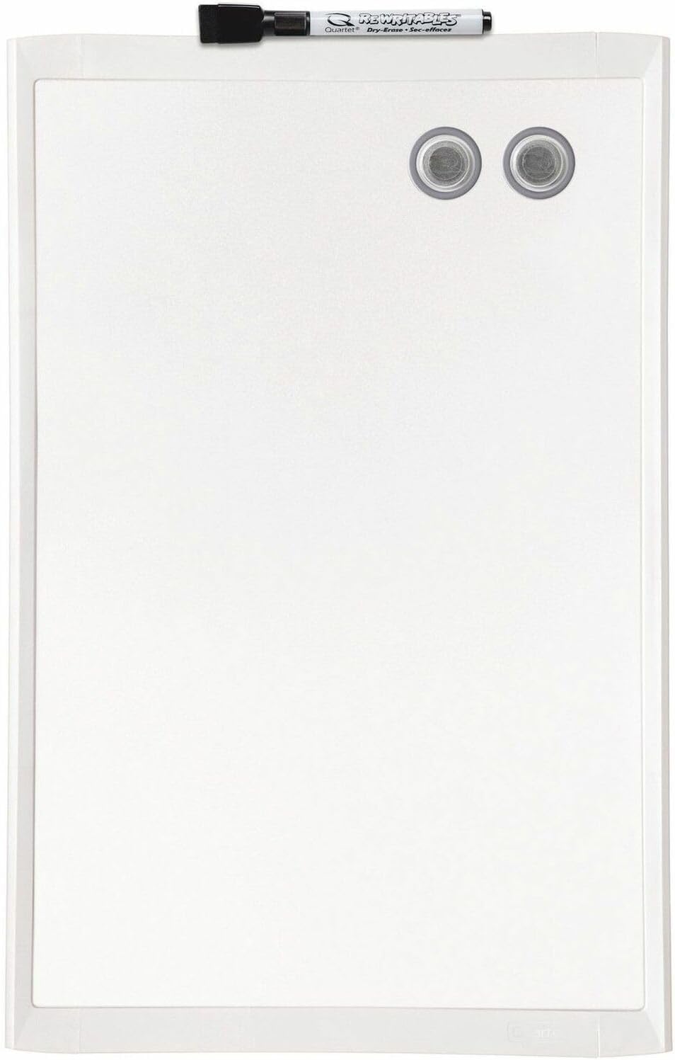 MHOW1117 Magnetic Whiteboard, 11-Inch x17-Inch, Assorted Plastic Frame