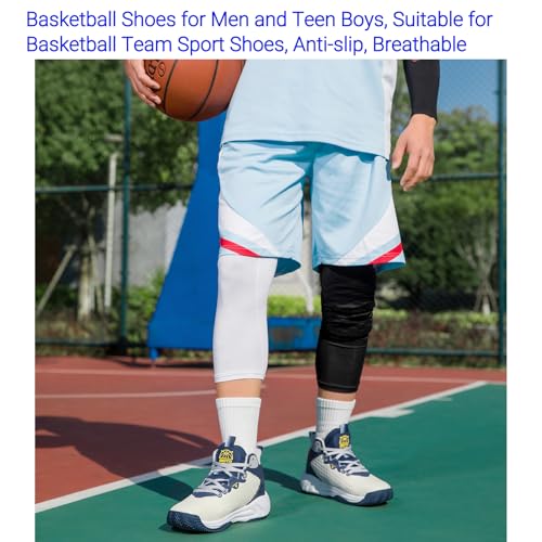 Image of Beita Basketball Shoes for Men High Upper Sneakers Breathable Sports Shoes Anti Slip