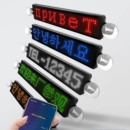 Pantalla LED para coche y tablero de visualización de mensajes programable para negocios 3