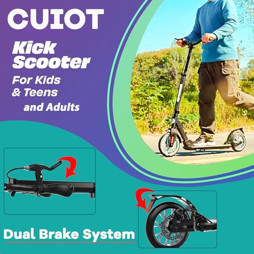 CUIOT Triple Suspension Kick Scooter