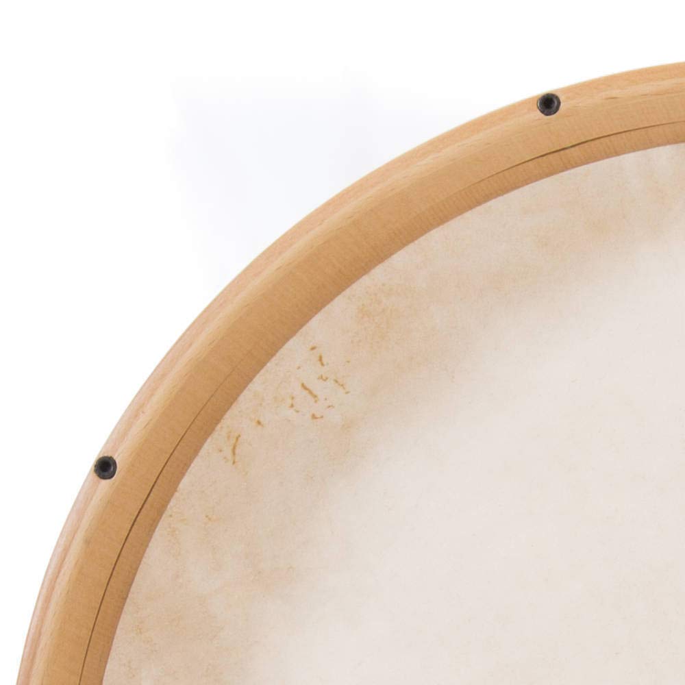 Tamburo a cornice 45 cm / 18 pollici Bendir Daf Natural Got Skin Accordatura interna accurata