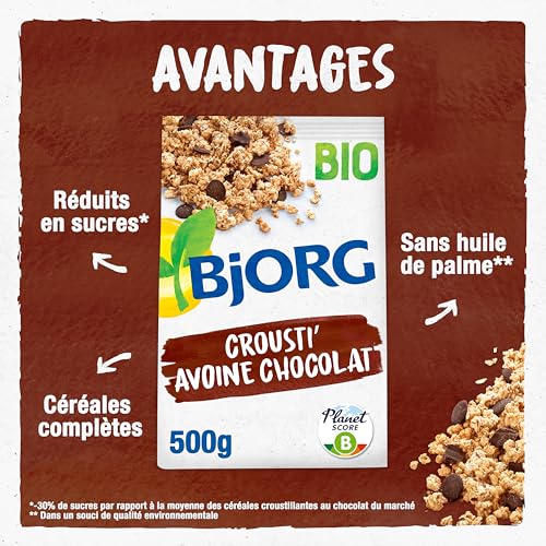 Céréales Bio Crousti Avoine Bjorg Le Sachet De - vue 3