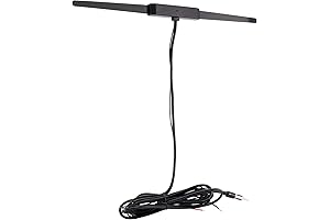 RecPro RV AM/FM Amplified 360° Outdoor Radio Antenna for Clear Reception