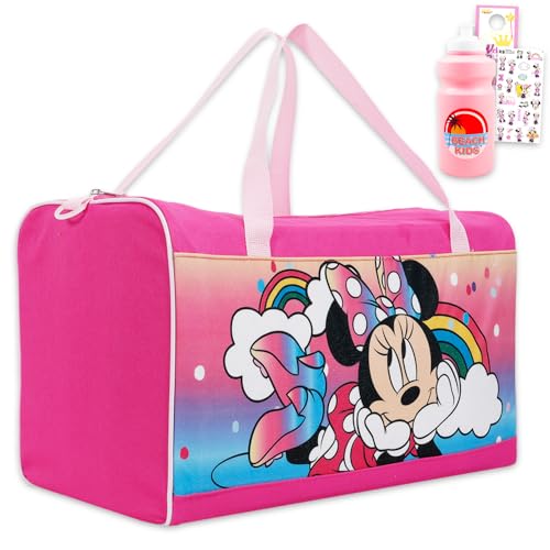 Sac de voyage Minnie Mouse : le cadeau idéal avec gourde pour l'anniversaire d'une fille