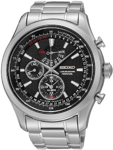 [ZCR[]SEIKO rv QUARTZ CHRONOGRAPH PERPETUAL NI[c NmOt p[y`AJ_[ SPC127P1 Y [tA]