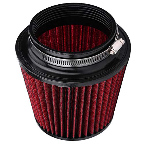 Esenlong Limpiador universal 100m m del filtro de aire del cono redondo de la admisión de aire de la entrada del alto flujo de la modificación del coche Cover