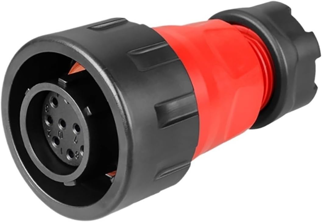 M24 waterproof IP68 industrial connector 10/12/19/24 pin plastic welding cable connector(Female Plug Only,12P)