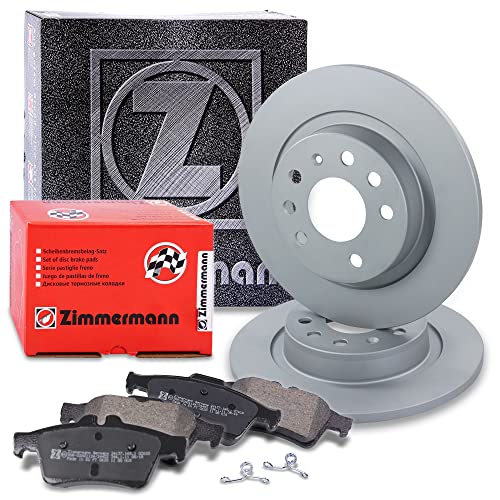 ZIMMERMANN Bremsenset Hinterachse inkl. Bremsscheiben Ø 278 mm Voll