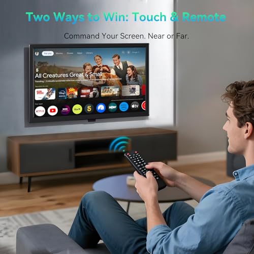 Image of 22 inch Full HD Touch Monitor - 10-Point Capacitive Touch, HDMI /VGA /BNC, Built-in Speakers, VESA Mount - Ideal for POS, Office & Industrial Use