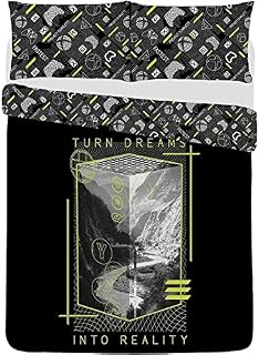 Microsoft Xbox Reality Design Duvet Cover & Pillowcase Set - Single Or Double (Single)