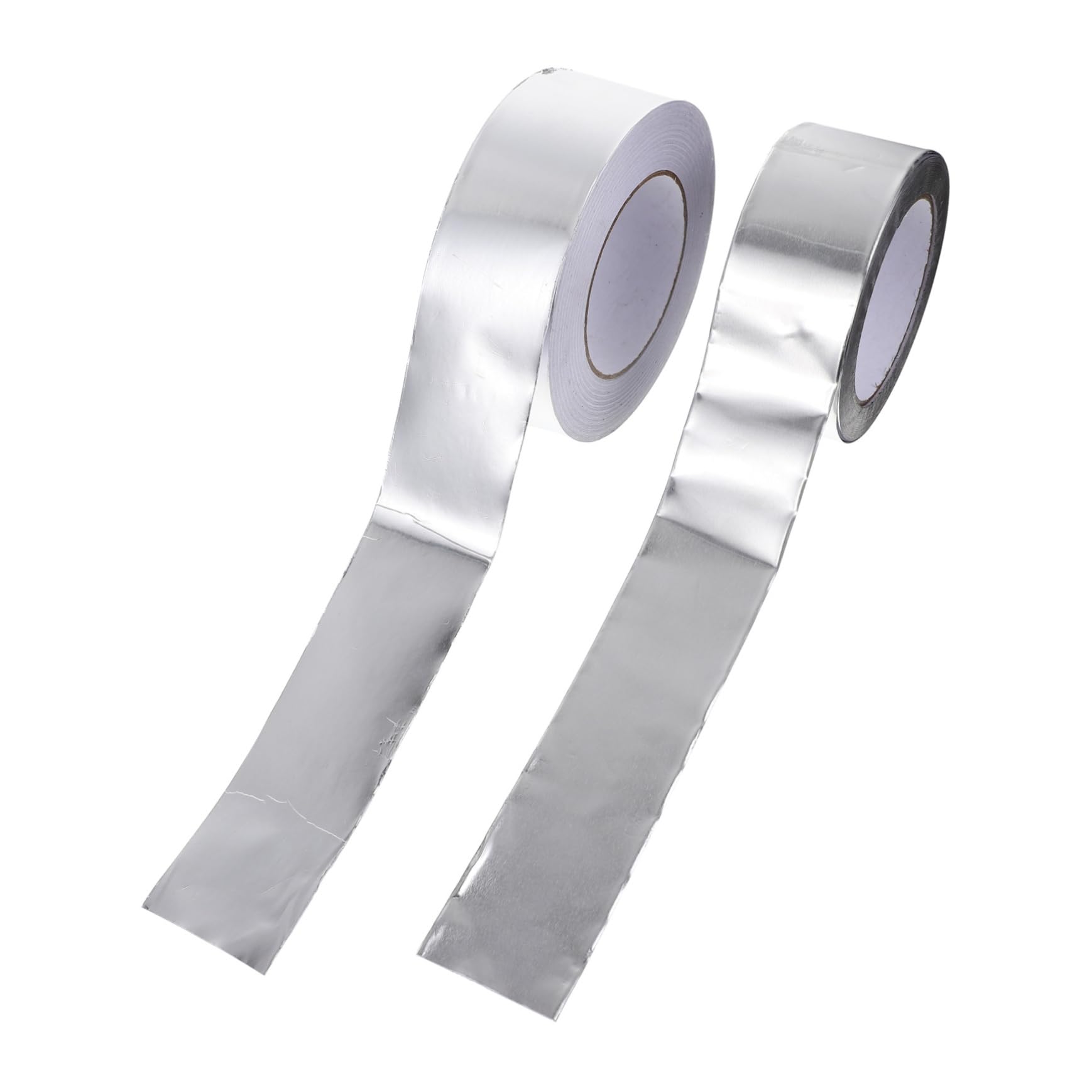 2 Rollen Aluminium Klebeband Set Hitzebeständiges Selbstklebendes Alufolien Tape für Küche Elektronik Wasser und Ölschutz Vielseitig Einsetzbar