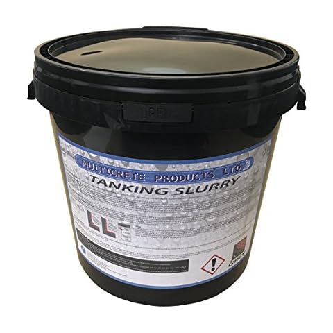 Tanking Slurry Grey or White 25Kg Bucket Waterproofer Damp Proofing Masonry (Grey) Cover