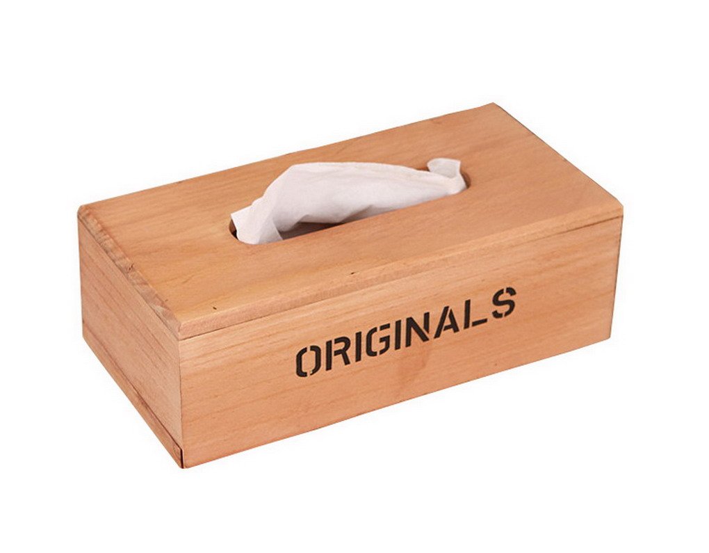 RestbuyWood Rectangular Tissue Box Cover Paper Holder for Office/Table Top & Home Decor/Dining Table Accessories
