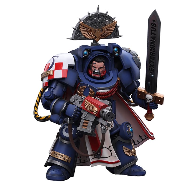 JOYTOY Warhammer 40K 1/18 Action Figure Ultramarines Terminator Captain Model Collection Gift 15Age+ 4.72in โ image 1
