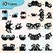 (Prudiut) 10Pcs Magnetic Bookmarks Cute Black Cat Bookmark, Easter Basket Stuffers, Black Cat Gifts for Reading Women, Bookish Gift for Book Lovers, Easter Decorations, Easter Gifts for Kids, Women