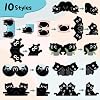 10Pcs Magnetic Bookmarks Cute Black Cat Bookmark, Mothers Day Gifts, Black Cat Gifts for Reading Women, Bookish Gift for Book Lovers, First Mothers Day Gift for New Mom