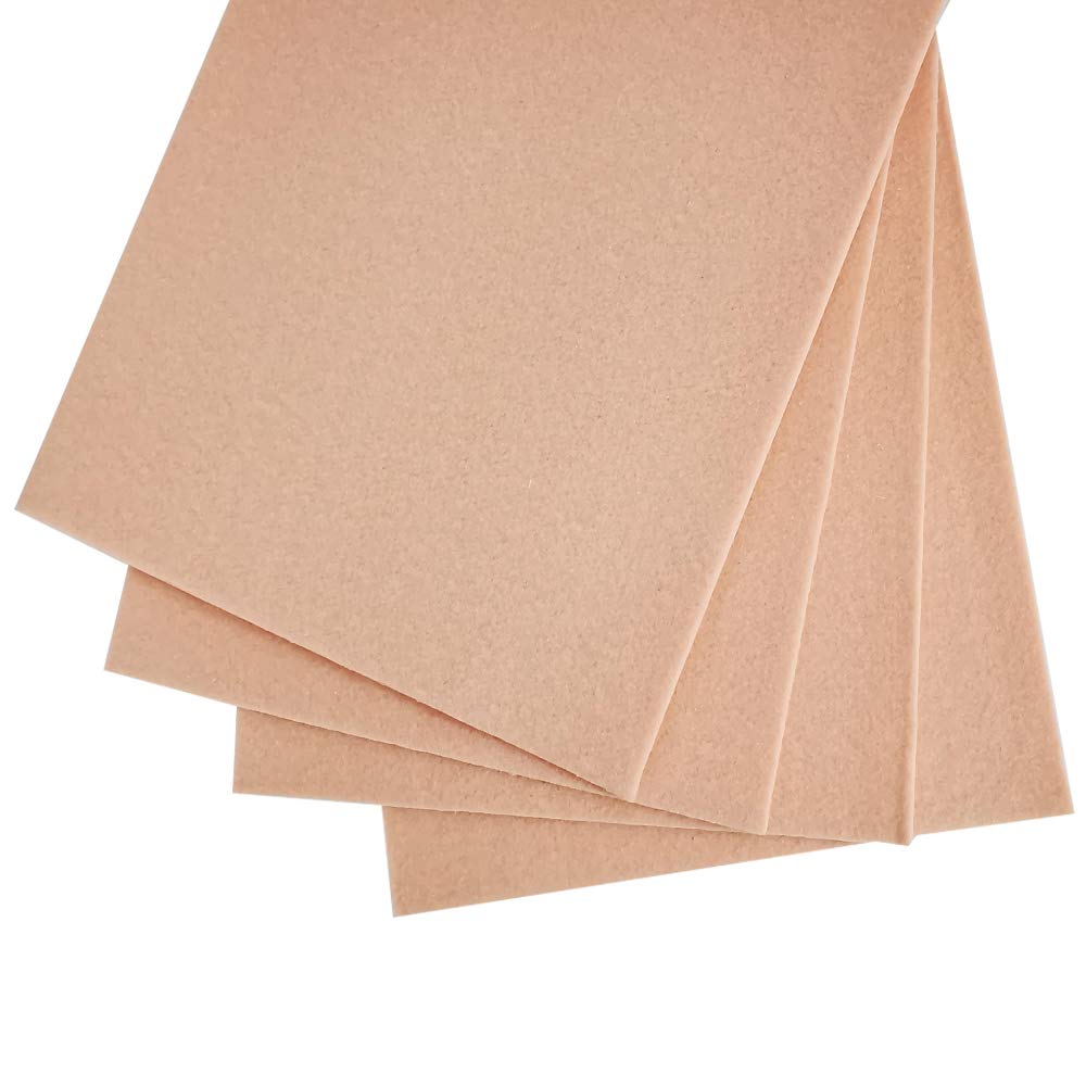 HAPLA Fleecy Web Extra by Guxson Gerrard, 100% Cotton Padding with a Raised Fleecy Surface, Hypoallergenic Adhesive, 9"x16"(22.5cm x 40cm), Professional Grade chiropodial podiatric Product (Pack of 4)