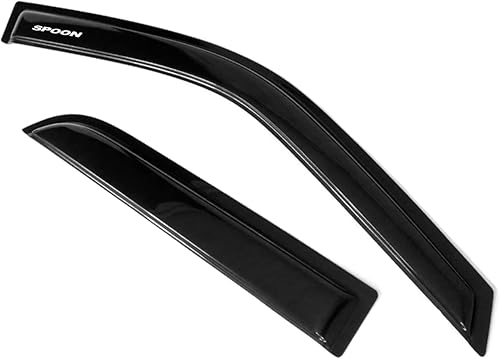 Miniatura 3 de EVPROXP - Visera de ventana compatible con CRV 2002-2006, deflector de ventilación de ventana lateral, teñido ahumado oscuro, estilo cinta JDM, 02