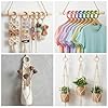 4inch/100mm Wooden Rings for Crafts, 6 PCS Unfinished Natural Wood Ring Set Wooden Rings for Macrame Ring for Pendant and Connectors Jewelry Making DIY Craft Supplies #2