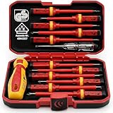 1000V Insulated Electrician Screwdriver Set - 13-Piece...