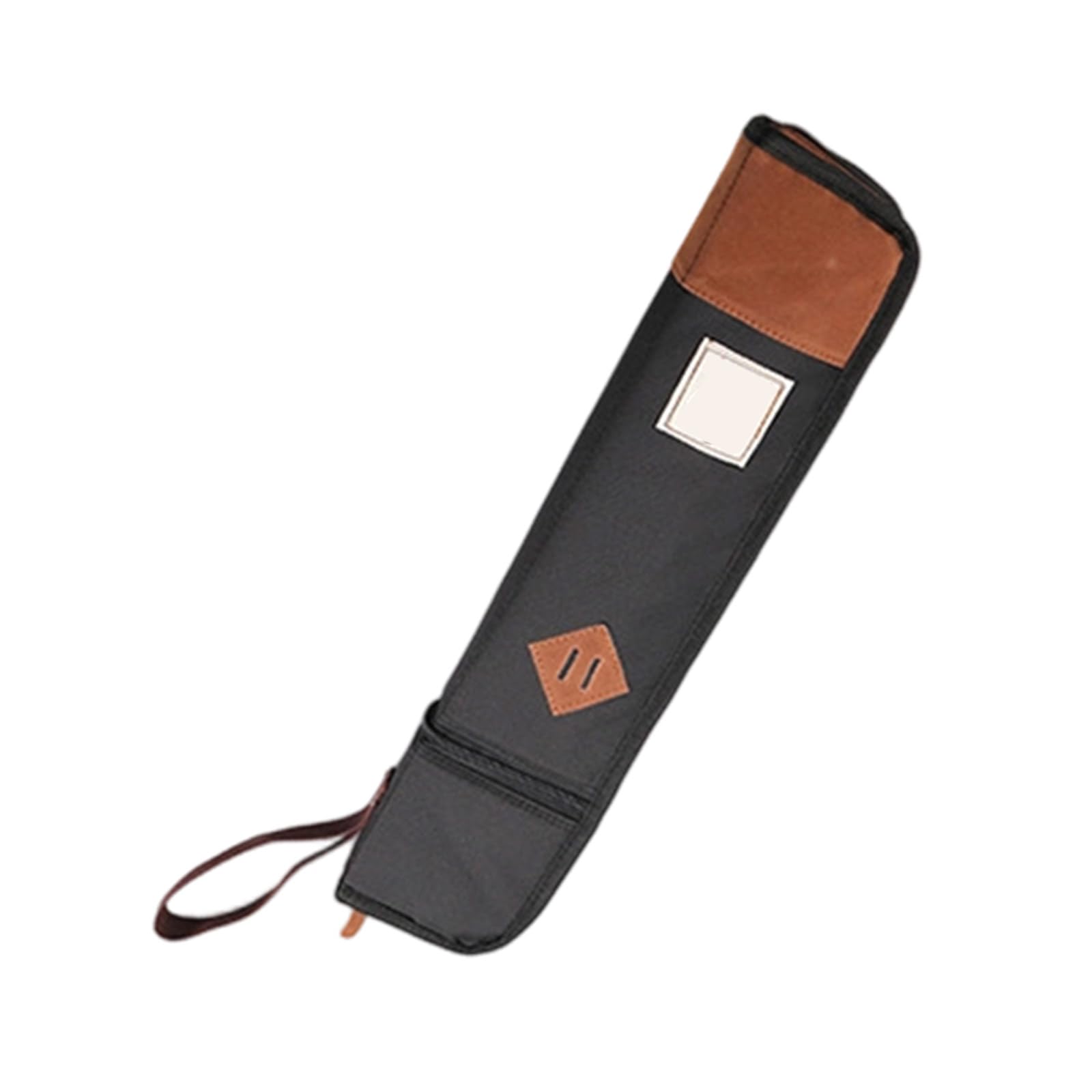 Buxuaaaa Black Professional Drumsticks Storage Bag Drum Sticks Holder Fabric Texture Suitable For Stage And Practice Portable Drumstick Holder