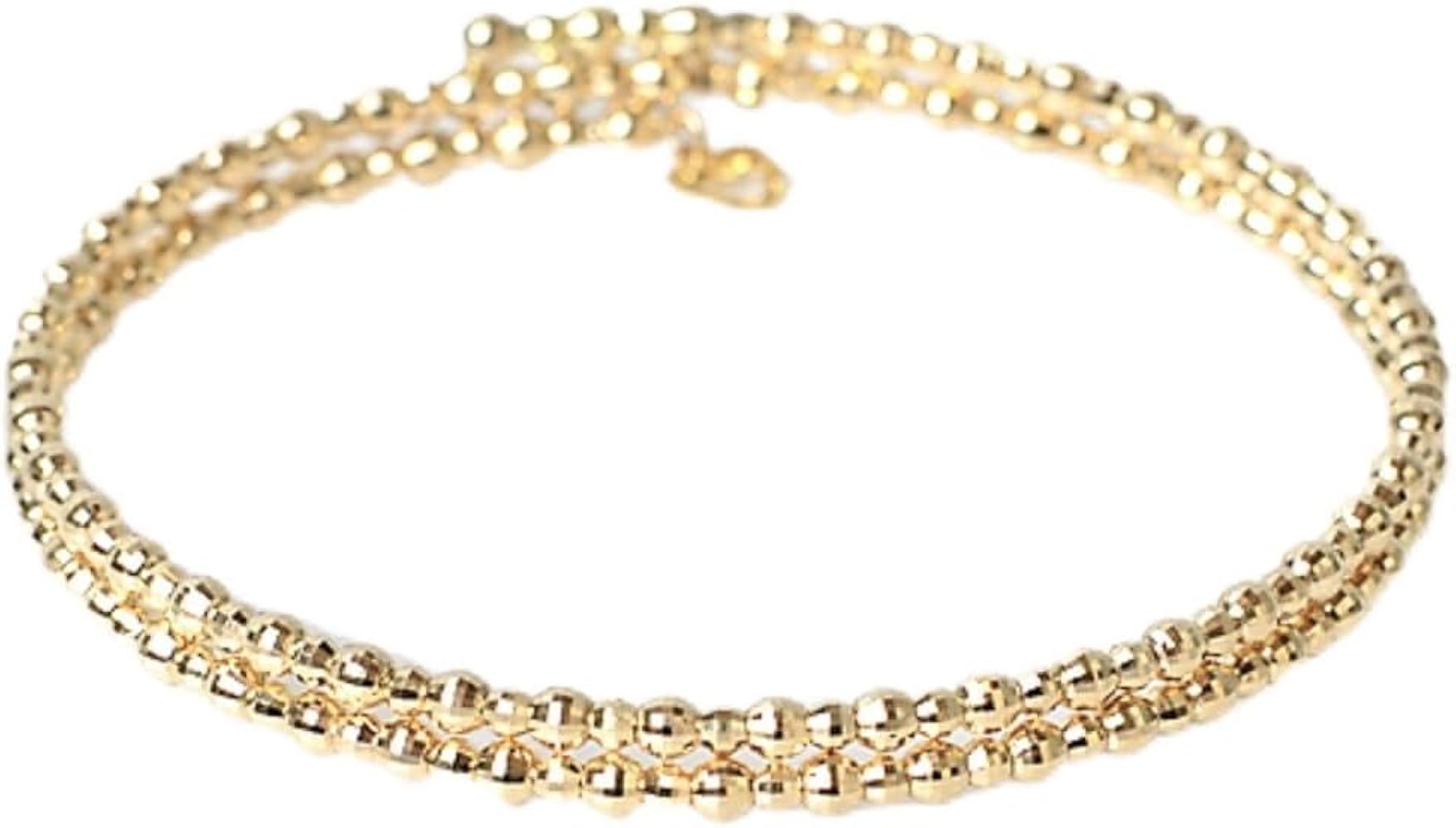 Amazon | ブレスレット レディース k18 イエローゴールド K18YG Amazon | ブレスレット レディース k18 イエローゴールド K18YG