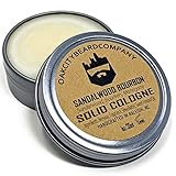 Oak City Beard Company - Sandalwood Bourbon - Solid Cologne - 1 Ounce - Sandalwood - Bourbon - Mahogany - Our Most Popular Scent!