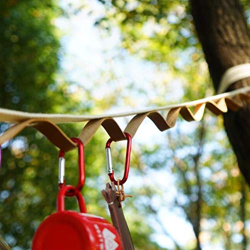 Cordão de acampamento BESPORTBLE com bolsa, suporte de equipamentos de acampamento, corda de pendura