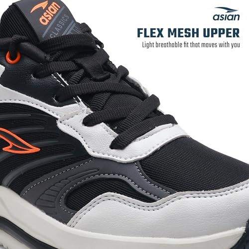 Image of ASIAN Powerkick-05 Running Shoes for Men | Breathable Mesh Knit Sports Shoes | EVA Midsole for Energy Return | Memory Foam Sneaker for Boys | Ideal for Gym, Sports, and Training