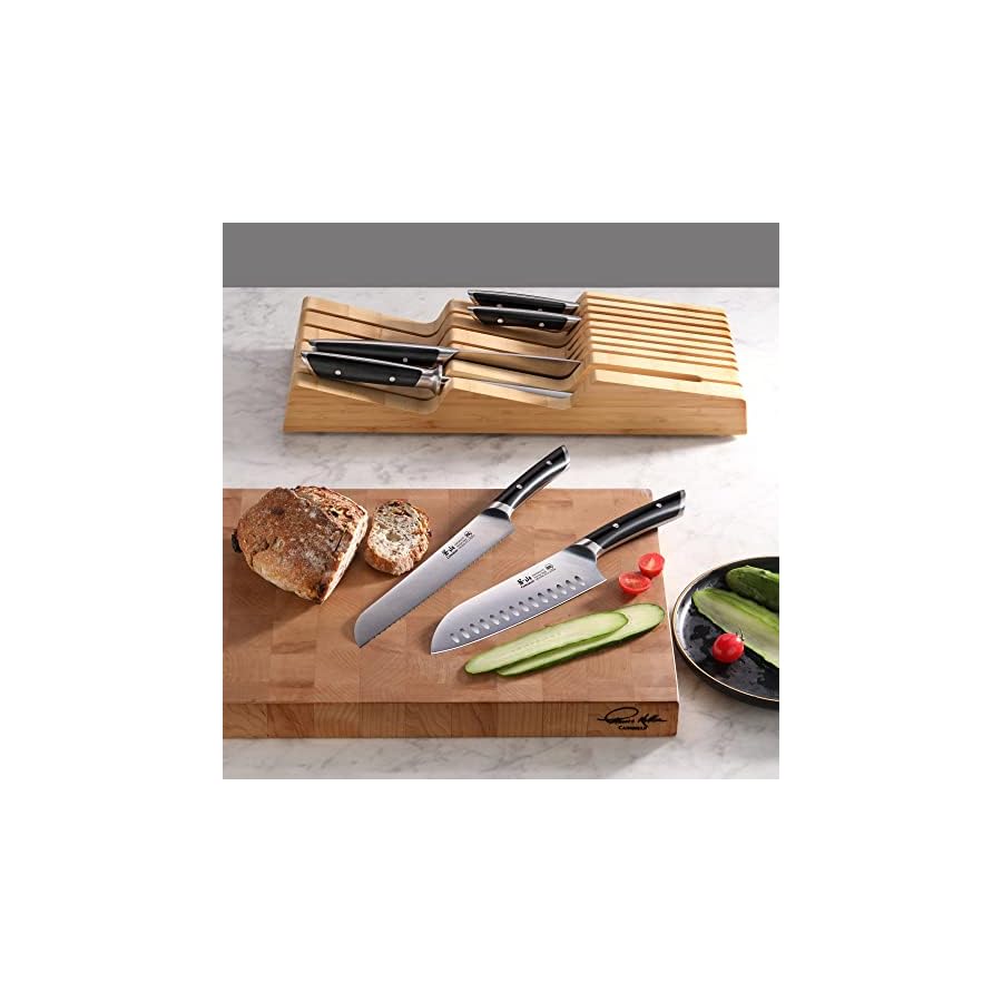 Cangshan-HELENA-Series-German-Steel-Forged-7-Piece-In-Drawer-Knife-Set-Black Cangshan HELENA Series German Steel Forged 7-Piece In-Drawer Knife Set (Black)