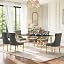 Black Table + Gray Chairs