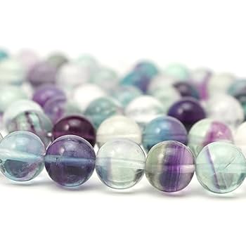 Amazon.co.jp: レインボーフローライト 12mm 丸玉 蛍石 ビーズ