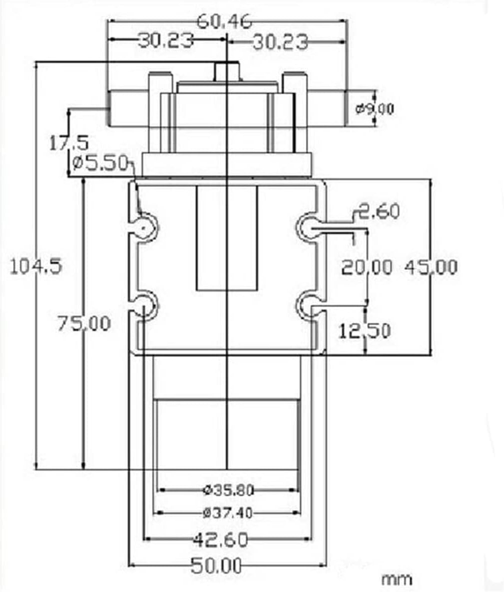 Mini Submersible Portable Electric Water Pump 12V DC Self-priming Pump Hot Water Circulation Water Oil Well Pump ZC-520