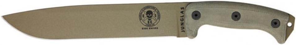 🔥 Flash Sale ESEE ESJUNGLASDE-BRK Junglas Fixed Blade Knife with Kydex Sheath, Dark Earth Super Big Clearance! ESEE ESJUNGLASDE-BRK Junglas Fixed Blade Knife with Kydex Sheath, Dark Earth