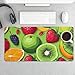 Various Fruits Desk Mat Non-Slip Laptop Writing Pad Large Keyboard Mousepad with Rubber Base 23.6