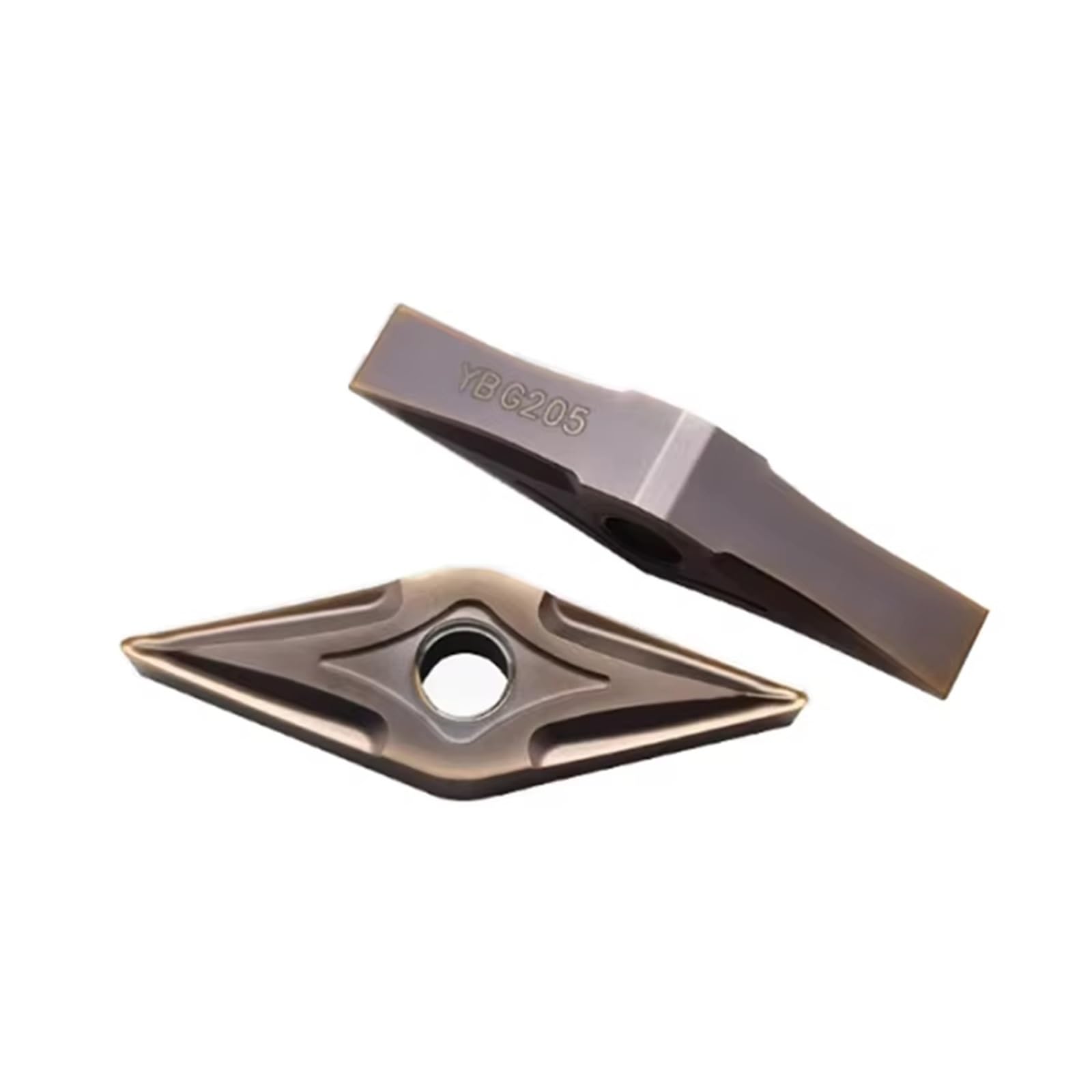 10 Uds. Insertos De Torneado Carburo Cortador CNC Hoja Torno Para Acero Inoxidable(VNMG160408-EM)