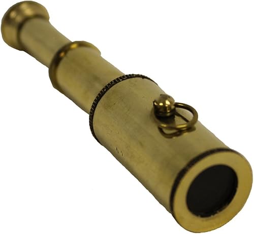 bombayjewel Telescopio de latón portátil